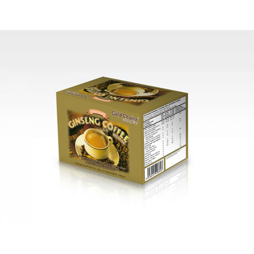 Gold Choice Ginseng coffee avec sucre 20x20g